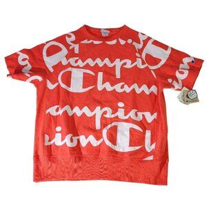 Champion Reverse Weave Crewneck Sweatshirt XL Papaya Heavyweight Cotton